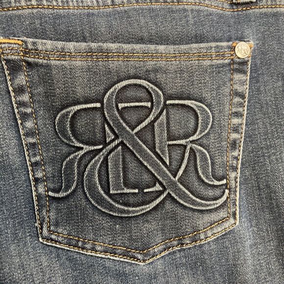 Rock‎ & Republic Kasandra Women's Dark Blue Mid Rise Jeans Size 12 - Picture 6 of 14
